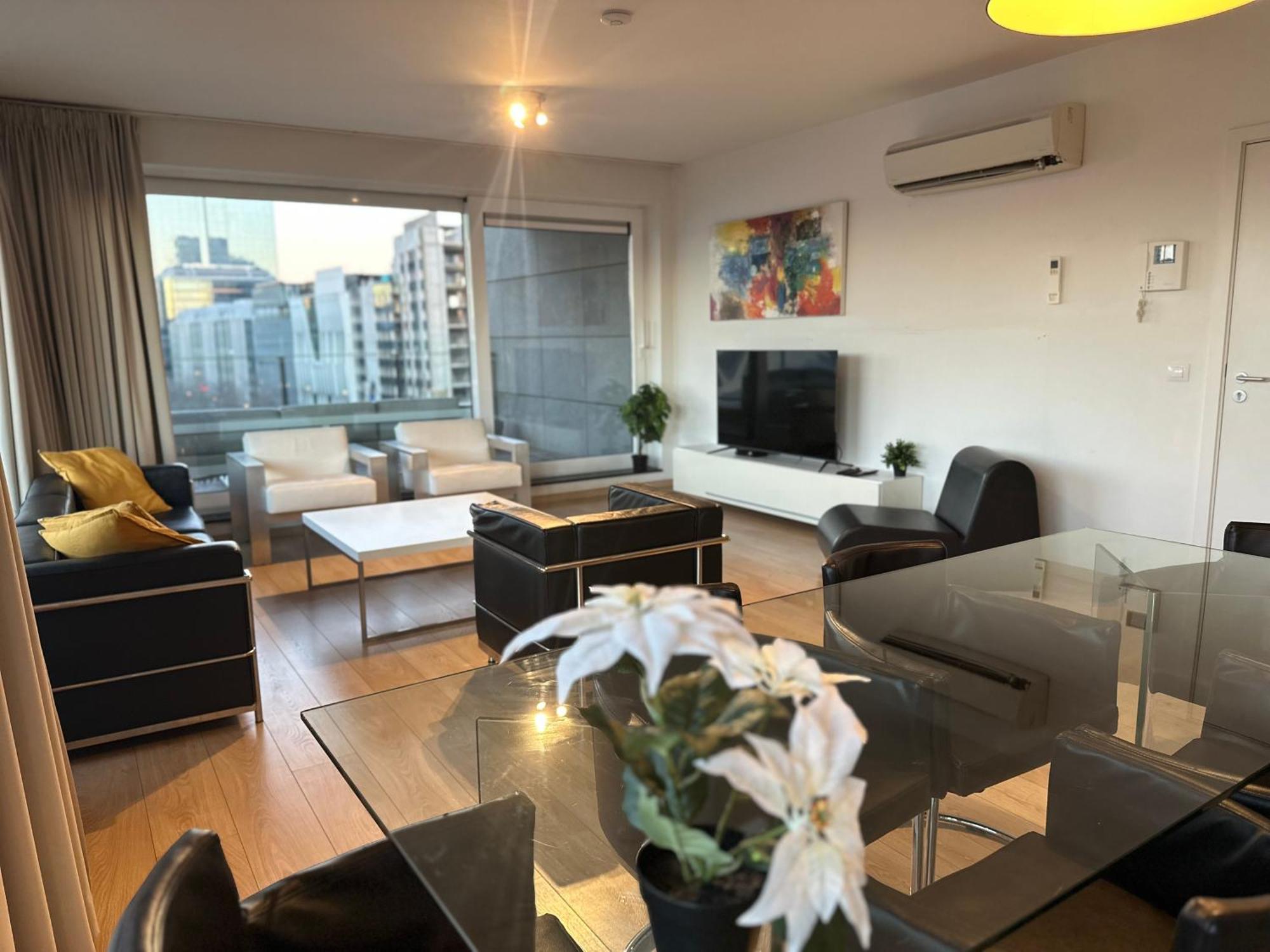 Apartment With Balcony In Brussels Center المظهر الخارجي الصورة